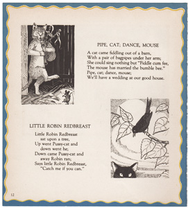 Pipe, Cat; Dance, Mouse / Little Robin Redbreast